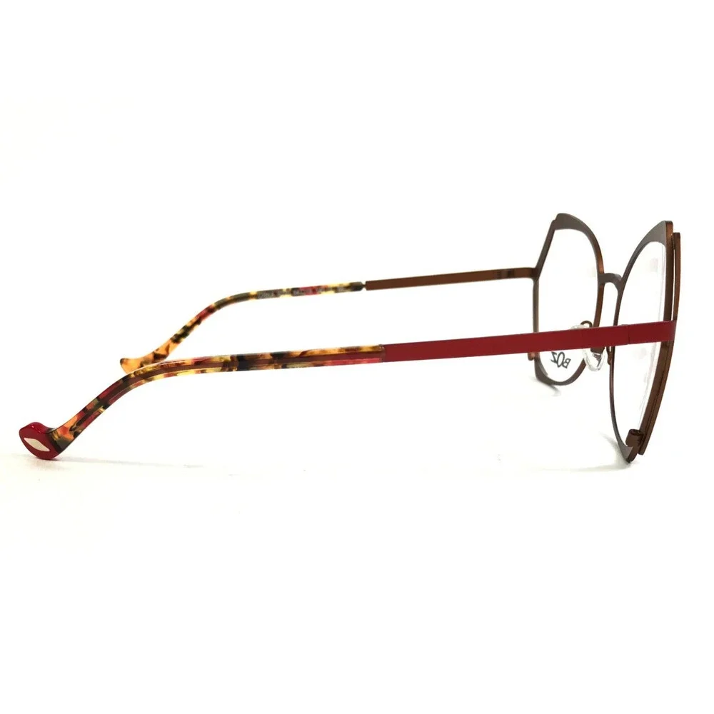 BOZ by J.F. Rey Eyeglasses Frames ORKA 9230 Matte Brown Burgundy Red 54-18-140